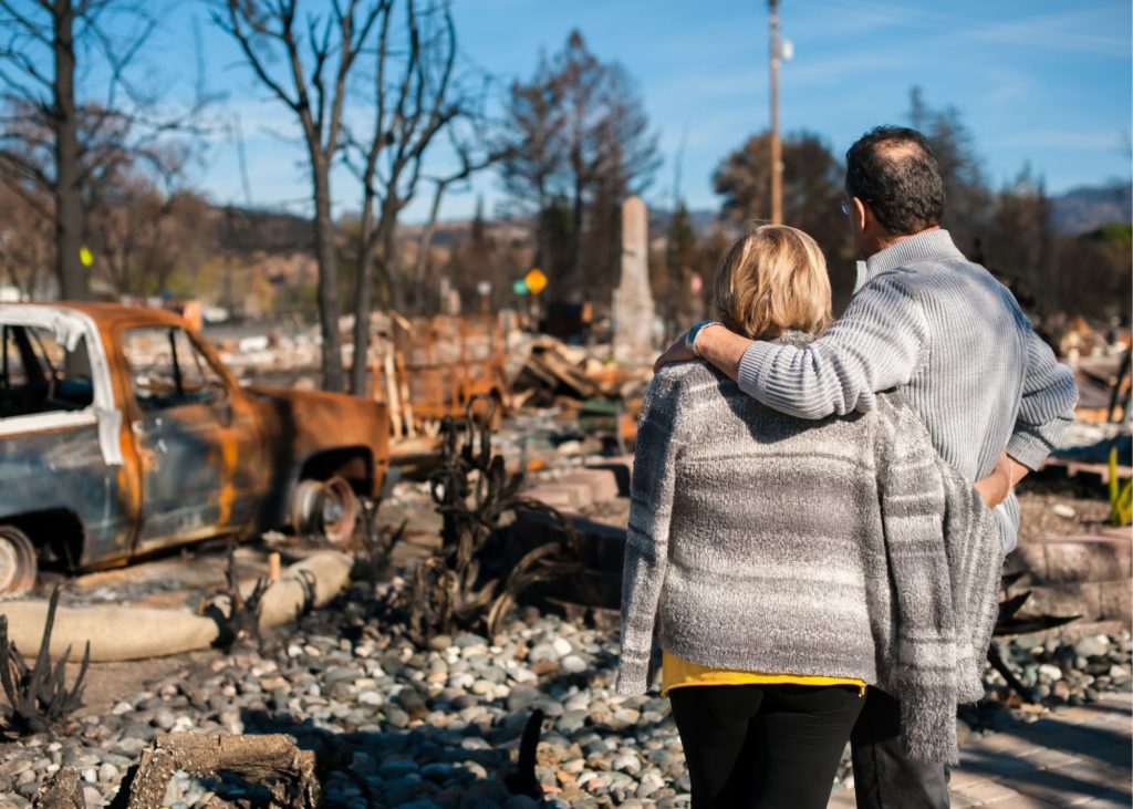 Couple After a Fire