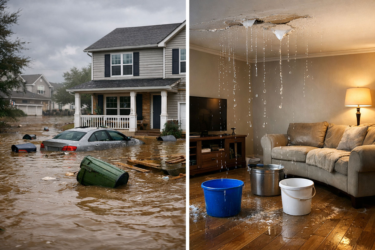 Flood vs Water Damage Insurance Coverage Explained | Pandit Law